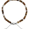 Bracelet Lazuli Argent Et Gemmes Tiger Eye