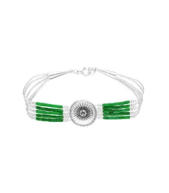 Bracelet Navajo 5 Rangs Et Conchas