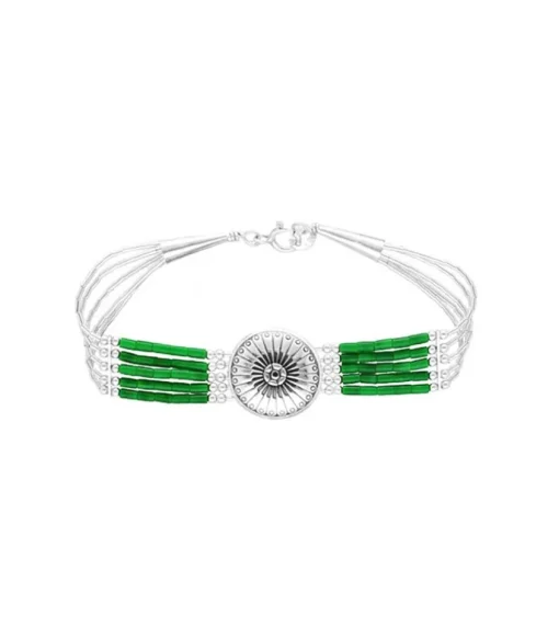 Bracelet Navajo 5 Rangs Et Conchas
