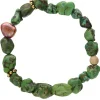 Bracelet Perles Et Pierres Semi-Precieuses