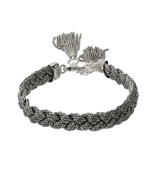 Bracelet Tresse Argente