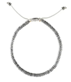 Bracelet Volta En Perles Africaines Et Argent
