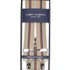 Bretelles Elastic Clip Beige A Rayures Bleu Et Rouge