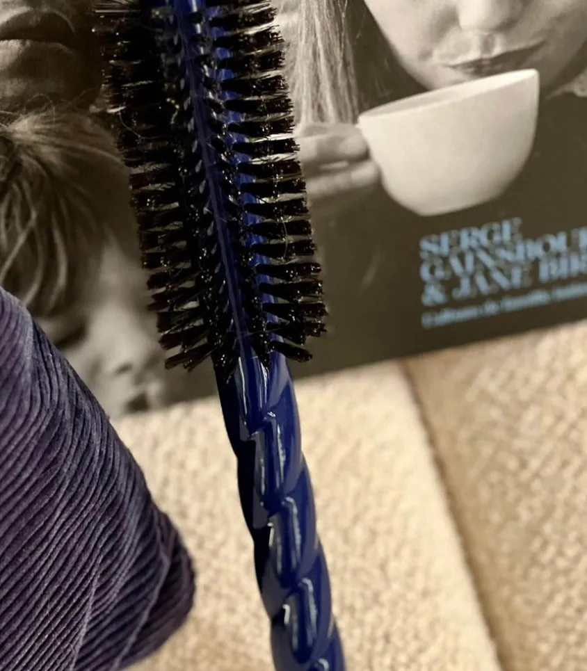 Brosse N.05 Ronde Volume & Style Bleu Myrtille