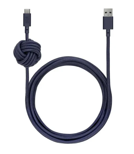 Cable De Charge Avec Noeud Marin - Night Cable