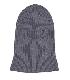 Cagoule En Cachemire Et Laine Merinos Smoke