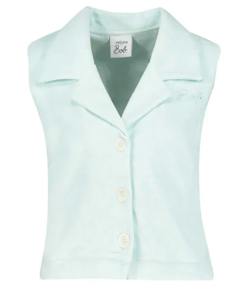 Cardigan Sans Manches Fidji Lagon