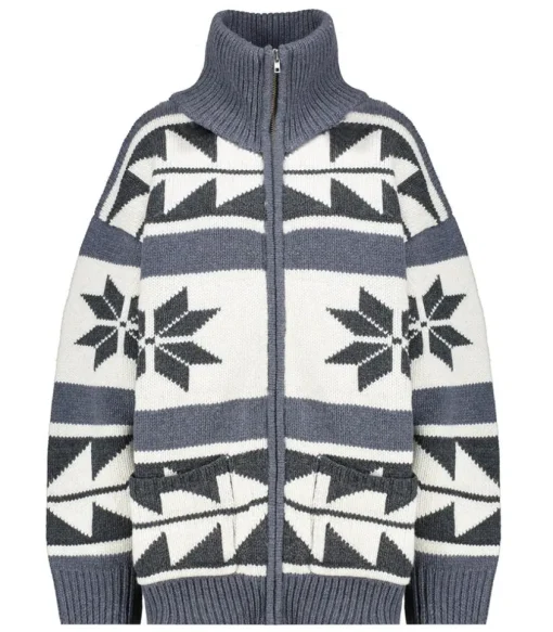 Cardigan Snow Laine Merinos Gris