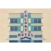 Carte Postale En Bois Miami Colony