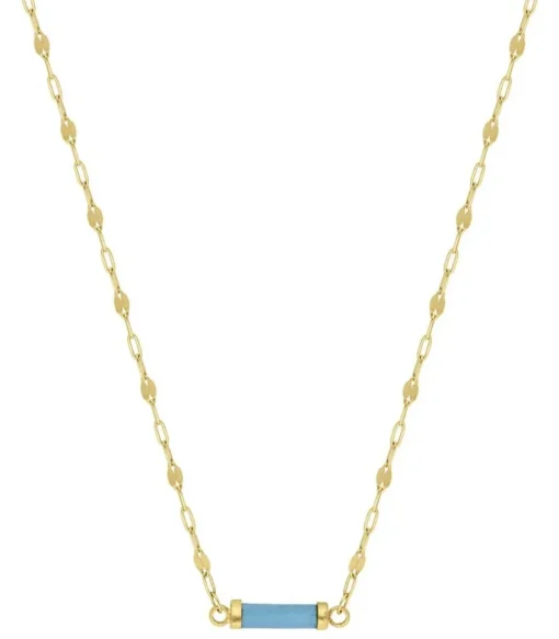 Collier Bess Tourmaline Bleue