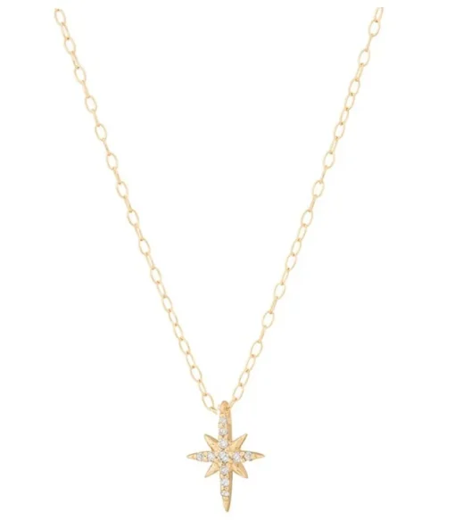 Collier North Star Diamant Or Jaune 45 Cm