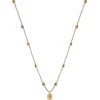 Collier Precieux Marron Glace