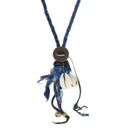 Collier Sautoir Cauri Piece Indien