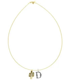 Collier Tour De Cou Lettre Cactus