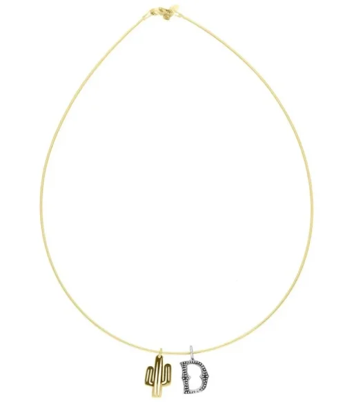 Collier Tour De Cou Lettre Cactus