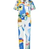 Combinaison Multicolore Motifs Abstraits
