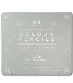 24 Crayons De Couleur Classiques