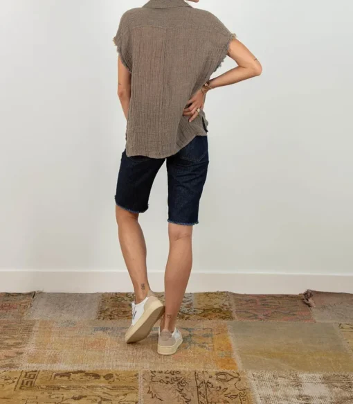 Cycliste Kathleen En Denim Indigo