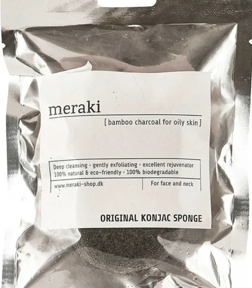 Eponge Konjac Au Charbon De Bambou
