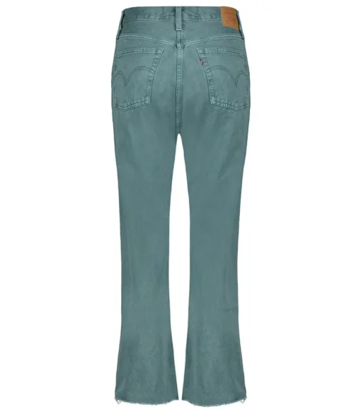 Jean 501® Crop Misty Silver Pine