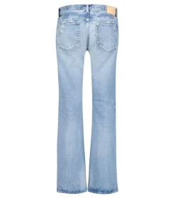 Jean Droit Bostania Taille Basse Bleu