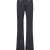 Jean Emily High Flared Noir Delave