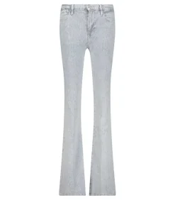 Jean Le High Flare Rayures