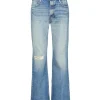 Jean Mckellar Wide Straight Selvedge Blue