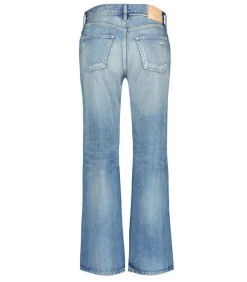 Jean Mckellar Wide Straight Selvedge Blue
