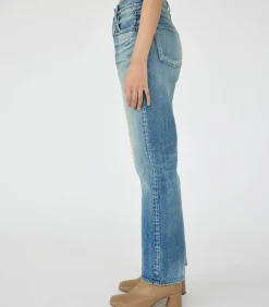 Jean Mckellar Wide Straight Selvedge Blue