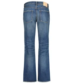 Jean Walnut Straight Dark Blue