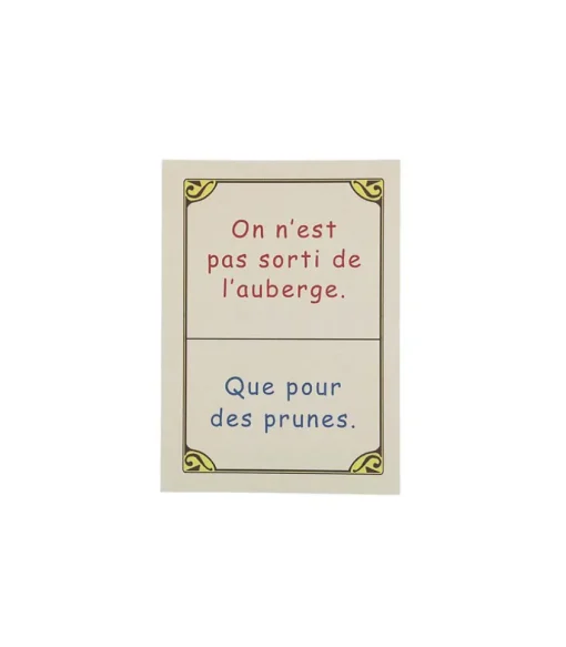 Jeu De Cartes "D'Ou Viennent Ces Expressions ?"