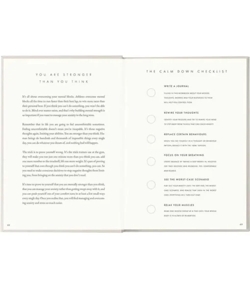 Journal Stress Less Gris