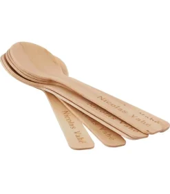 Lot De 48 Cuilleres En Bois "Taste"