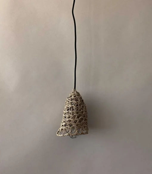 Luminaire Baladeuse Double 100% Papier Recycle Naturel