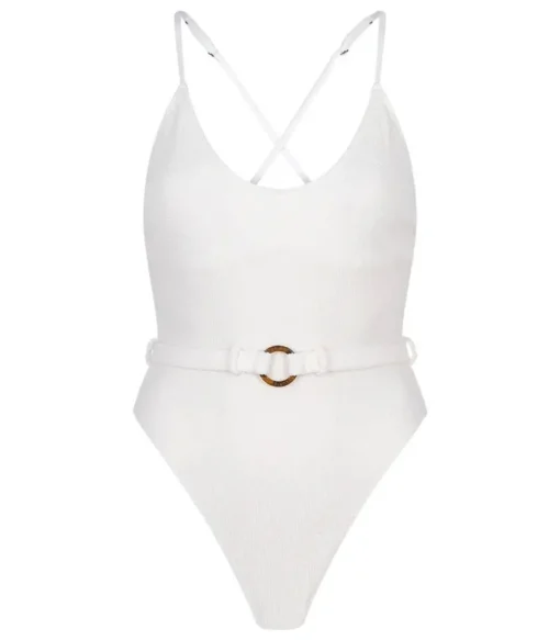 Maillot De Bain Une Piece Madison Off White