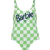 Maillot De Bain Une Piece Parmela Barbie Menthe
