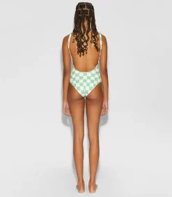 Maillot De Bain Une Piece Parmela Barbie Menthe