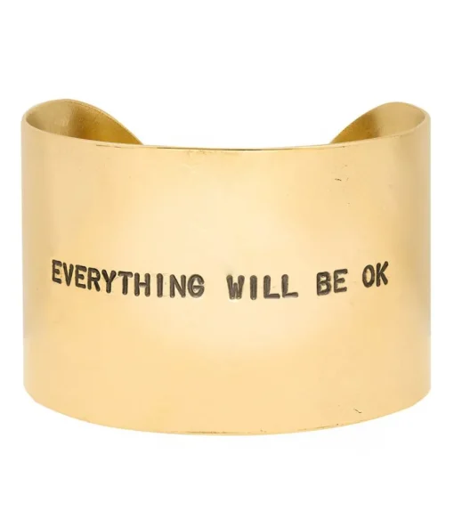 Manchette Gravee Everything Will Be Ok