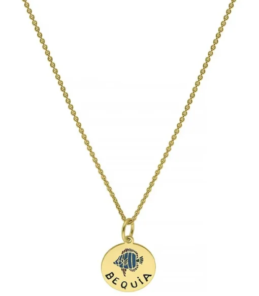 Medaille Bequia Sur Lien Et Chaine