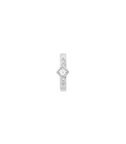 Mini Creole Indiana En Or Blanc