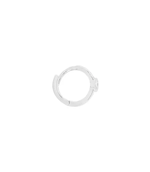 Mini Creole Indiana En Or Blanc