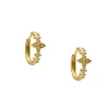 Mini Creoles Darling Flower Or Jaune