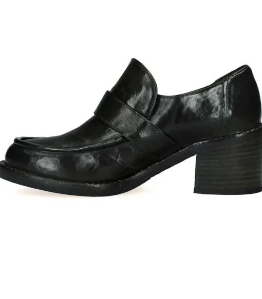 Mocassins A Talons Patrizia Cuir Kaki