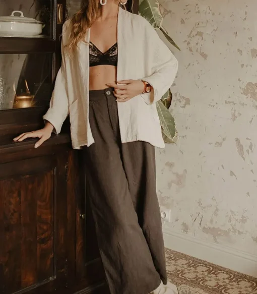 Pantalon Alba Chocolat