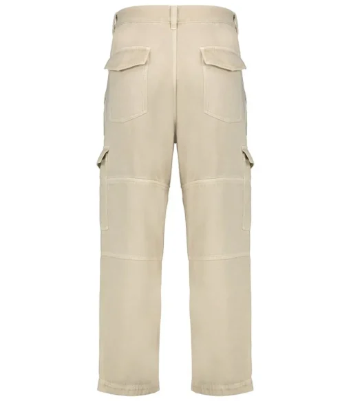 Pantalon Cargo Homme En Denim Terence Ecru