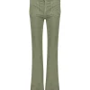 Pantalon En Velours Cotele Dylan Green Smoke