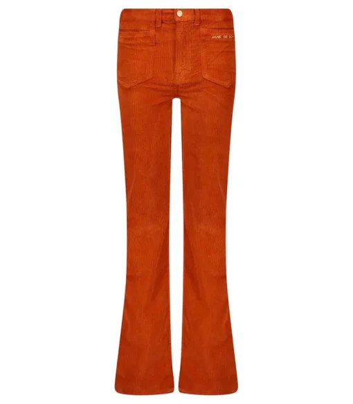 Pantalon En Velours Cotele Dylan Rust