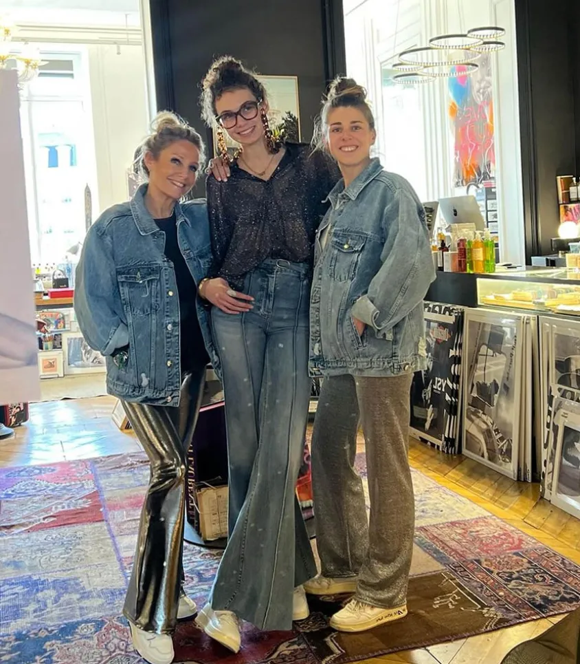 Pantalon Glitter Patte D'Elephant Silver