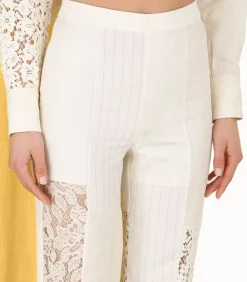 Pantalon Luminosity Patch Creme